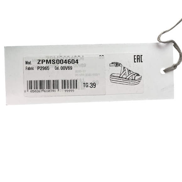 Marni Green Strappy Fabric Platform Sandals Wonens size 39 / 9 Box & dustbags - Picture 6 of 7